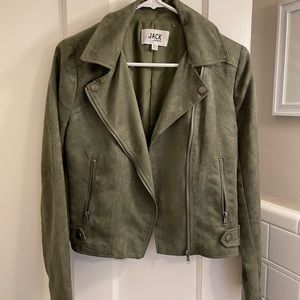 BB Dakota Faux Suede Moto Jacket